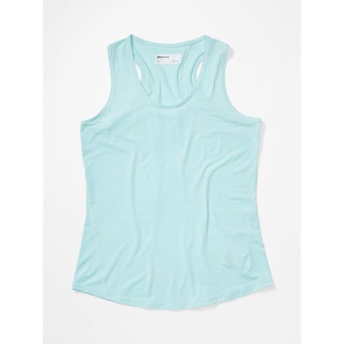 Marmot Aura Clothes - Womens T-Shirts Blue CA3091765 Canada